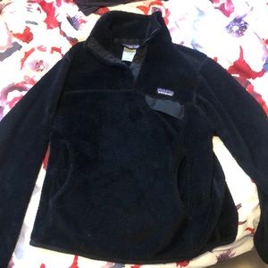 Patagonia re tool snap t fleece black size small